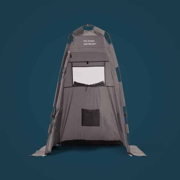 PQ500 - Gray Privacy Shelter